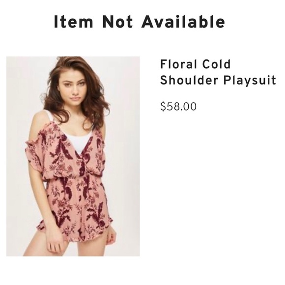 New TOP SHOP Floral Ruffle Romper NWT - Picture 6 of 6